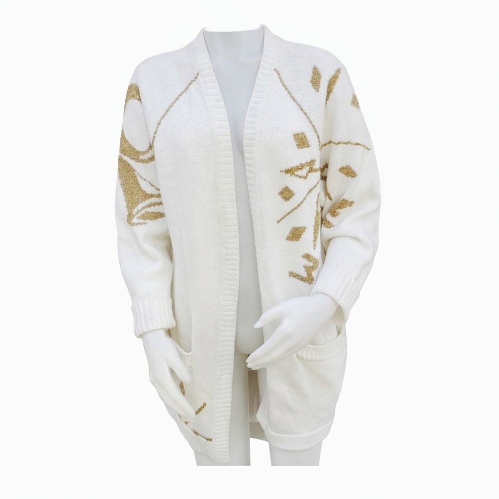 White Outlander Gold Winter sweater 14‎ - Picture 2 of 12